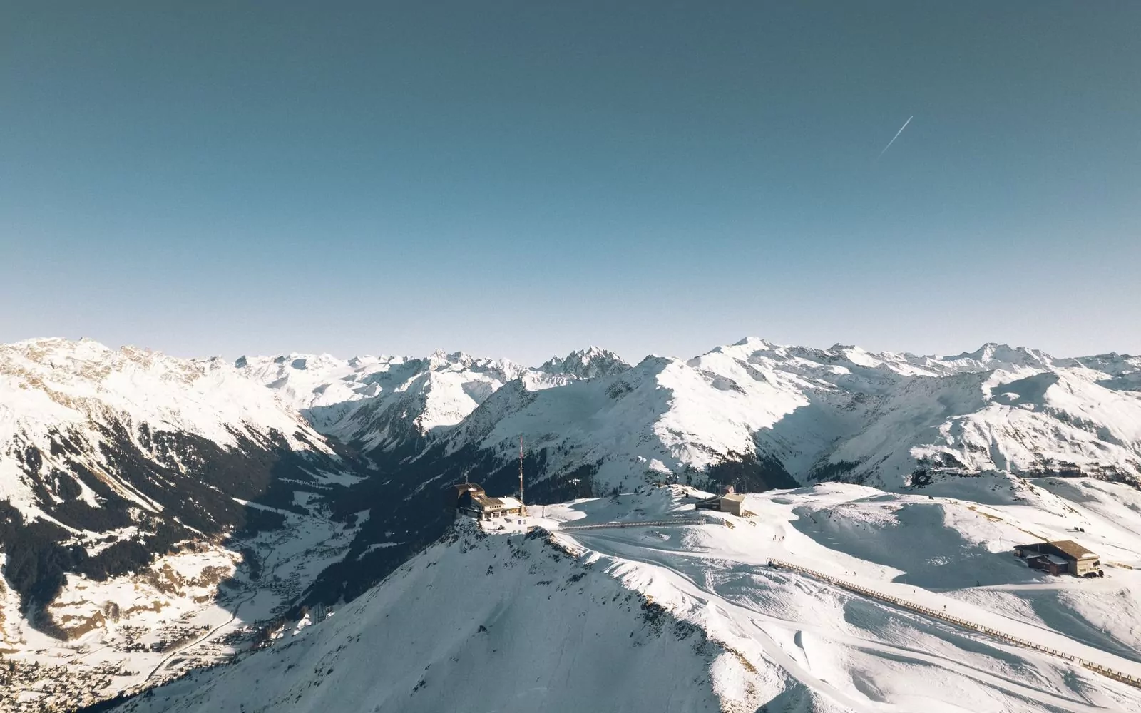 Winterpanorama über Klosters (Symbolbild)