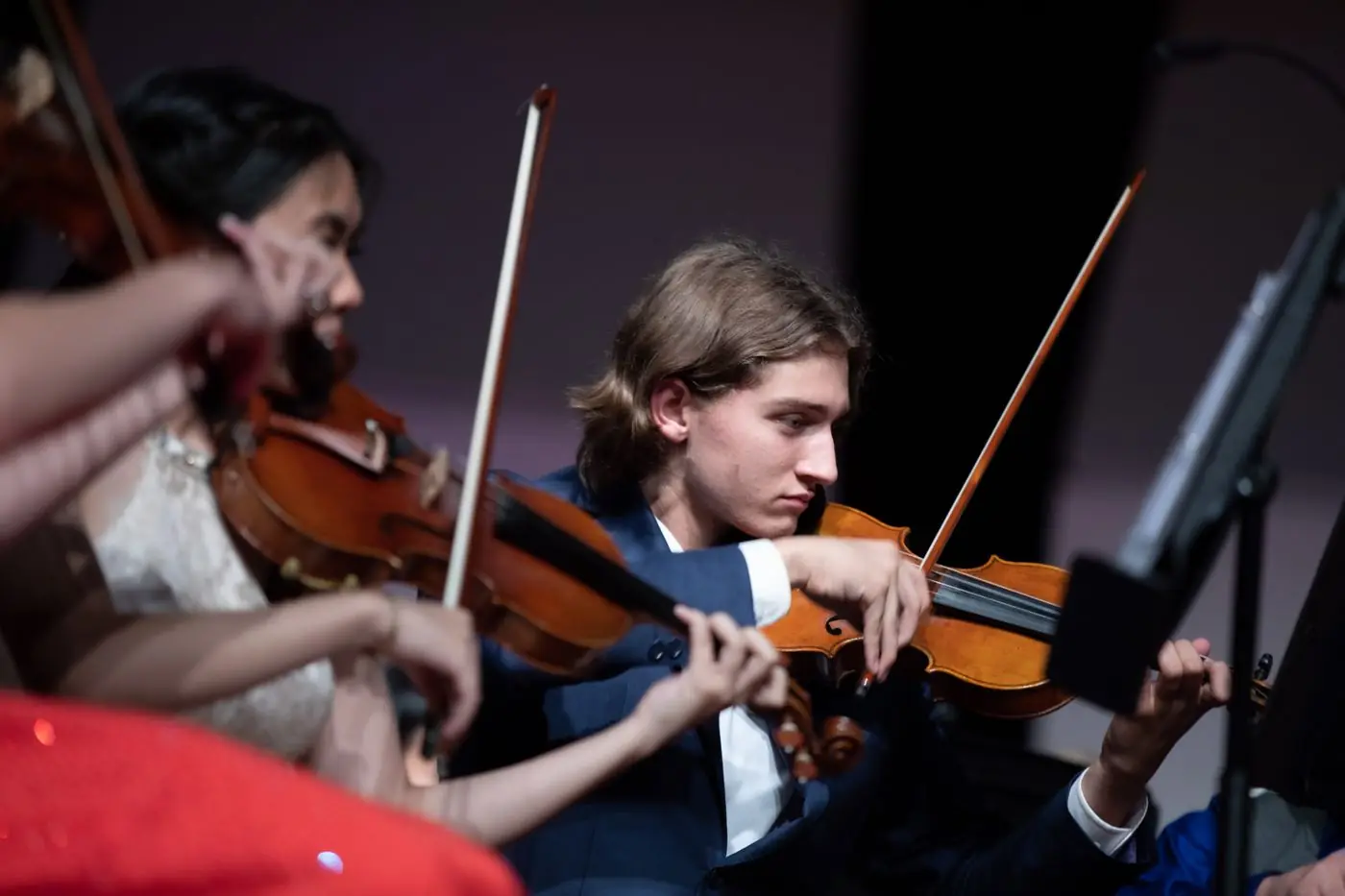 Streicher-Ensemble bei einem Konzert (Symbolbild)